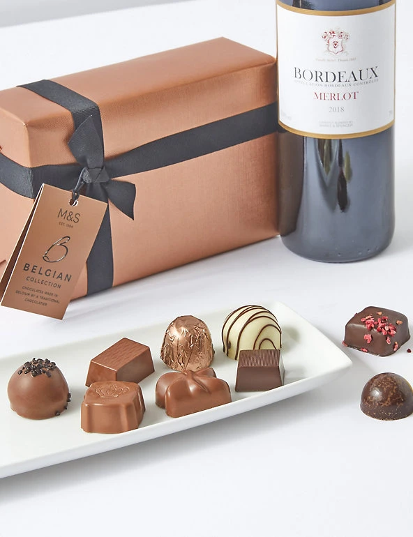 Promo βοΈ Hampers & Food Gifts Red Wine & Belgian Chocolates Gift Selection π 4 Promo βοΈ Hampers & Food Gifts Red Wine & Belgian Chocolates Gift Selection π - Image 2
