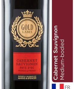 Hot Sale π Red Wine Gold Label Cabernet Sauvignon - Case Of 6 π